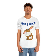 Load image into Gallery viewer, LiLi Rabbit "You good?" Adult Unisex Jersey Short Sleeve Tee