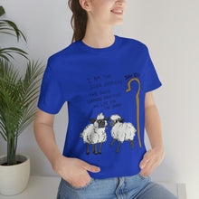 Load image into Gallery viewer, "The Good Shepherd" John 10:11 Adult Unisex Jersey Short Sleeve Tee