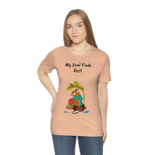 Load image into Gallery viewer, Psalm 62: 1-2 "My Soul Finds Rest" Adult Unisex Jersey Short Sleeve Tee