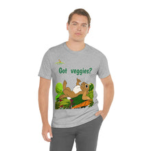 Load image into Gallery viewer, LiLi Rabbit "Got veggies?" Adult Unisex Jersey Short Sleeve Tee
