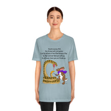 Load image into Gallery viewer, &quot;Be Strong And Courageous:&quot; Adult Unisex Jersey Short Sleeve Tee
