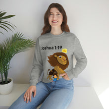 Load image into Gallery viewer, "I Will Be With You" Joshua 1:9 Adult Unisex Heavy Blend™ Crewneck Sweatshirt