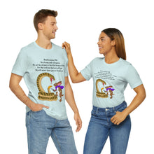Load image into Gallery viewer, "Be Strong And Courageous:" Adult Unisex Jersey Short Sleeve Tee
