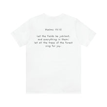 Load image into Gallery viewer, "Joy" Psalm 19:12 Adult Unisex Jersey Short Sleeve Tee