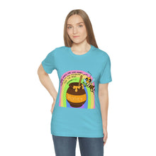 Load image into Gallery viewer, "Kind words are like honey" Unisex Jersey Short Sleeve Tee