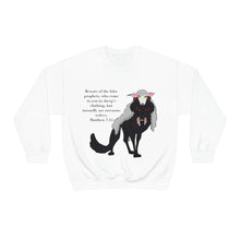 Load image into Gallery viewer, "Beware the Wolf In Sheep's Clothing" Unisex Heavy Blend™ Crewneck Sweatshirt