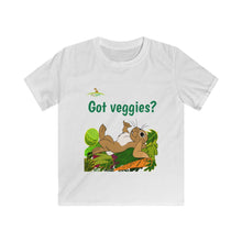 Load image into Gallery viewer, LiLi Rabbit "Got Veggies?" Kids Softstyle Tee