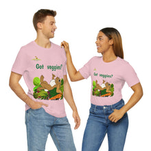 Load image into Gallery viewer, LiLi Rabbit "Got veggies?" Adult Unisex Jersey Short Sleeve Tee
