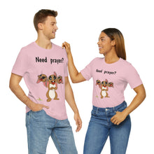 Load image into Gallery viewer, LiLi Rabbit "Need prayer?" Adult Unisex Jersey Short Sleeve Tee