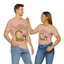 Load image into Gallery viewer, "Be Strong And Courageous:" Adult Unisex Jersey Short Sleeve Tee