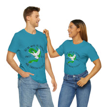 Load image into Gallery viewer, Matthew 10:16 "Wise As Serpents, Innocent As Doves" Adult Unisex Jersey Short Sleeve Tee