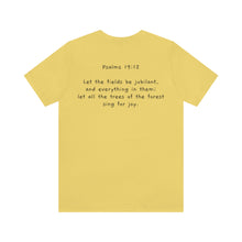 Load image into Gallery viewer, "Joy" Psalm 19:12 Adult Unisex Jersey Short Sleeve Tee