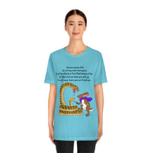 Load image into Gallery viewer, "Be Strong And Courageous:" Adult Unisex Jersey Short Sleeve Tee
