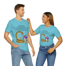 Load image into Gallery viewer, "Be Strong And Courageous:" Adult Unisex Jersey Short Sleeve Tee