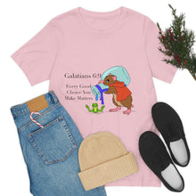 Load image into Gallery viewer, Galations 6:9 Scripture Mouse Adult Unisex Jersey Short Sleeve Tee