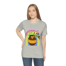 Load image into Gallery viewer, "Kind words are like honey" Unisex Jersey Short Sleeve Tee