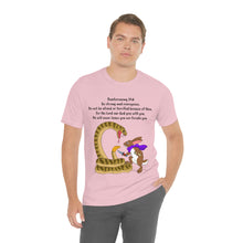 Load image into Gallery viewer, "Be Strong And Courageous:" Adult Unisex Jersey Short Sleeve Tee