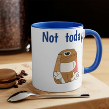 Load image into Gallery viewer, LiLi Rabbit "Not today." 11oz Accent Mug