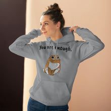 Load image into Gallery viewer, LiLi Rabbit "You are enough." Adult Unisex pullover Hoodie