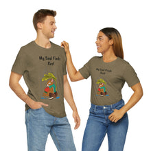 Load image into Gallery viewer, Psalm 62: 1-2 "My Soul Finds Rest" Adult Unisex Jersey Short Sleeve Tee