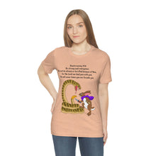 Load image into Gallery viewer, "Be Strong And Courageous:" Adult Unisex Jersey Short Sleeve Tee