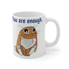 Load image into Gallery viewer, LiLi Rabbit "You are enough." Ceramic Mug 11oz