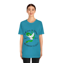 Load image into Gallery viewer, Matthew 10:16 "Wise As Serpents, Innocent As Doves" Adult Unisex Jersey Short Sleeve Tee