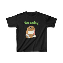 Load image into Gallery viewer, LiLi  Rabbit &quot;Not today.&quot; Kids Heavy Cotton™ Tee
