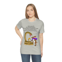 Load image into Gallery viewer, "Be Strong And Courageous:" Adult Unisex Jersey Short Sleeve Tee