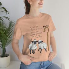 Load image into Gallery viewer, "The Good Shepherd" John 10:11 Adult Unisex Jersey Short Sleeve Tee