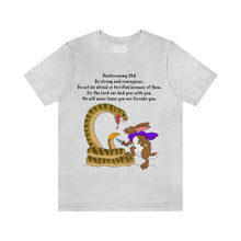 Load image into Gallery viewer, "Be Strong And Courageous:" Adult Unisex Jersey Short Sleeve Tee