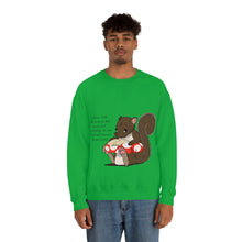 Load image into Gallery viewer, "Scripture Squirrel 2 Peter 3:18" Unisex Heavy Blend™ Crewneck Sweatshirt