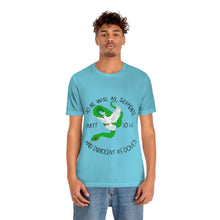 Load image into Gallery viewer, Matthew 10:16 "Wise As Serpents, Innocent As Doves" Adult Unisex Jersey Short Sleeve Tee
