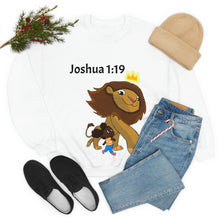 Load image into Gallery viewer, "I Will Be With You" Joshua 1:9 Adult Unisex Heavy Blend™ Crewneck Sweatshirt