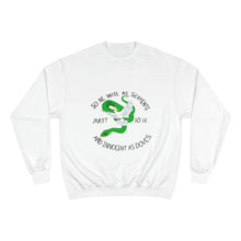 Load image into Gallery viewer, Matthew 10:16 "Wise As Serpents, Innocent As Doves" Unisex Champion Sweatshirt