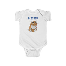 Load image into Gallery viewer, LiLi Rabbit "Blessed" Infant Fine Jersey Bodysuit