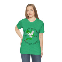 Load image into Gallery viewer, Matthew 10:16 "Wise As Serpents, Innocent As Doves" Adult Unisex Jersey Short Sleeve Tee