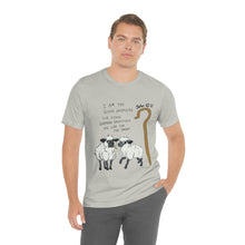 Load image into Gallery viewer, "The Good Shepherd" John 10:11 Adult Unisex Jersey Short Sleeve Tee