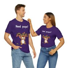Load image into Gallery viewer, LiLi Rabbit "Need prayer?" Adult Unisex Jersey Short Sleeve Tee