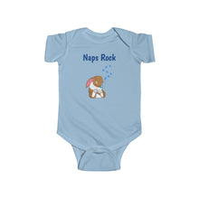 Load image into Gallery viewer, LiLi Rabbit "Naps Rock" Infant Fine Jersey Bodysuit