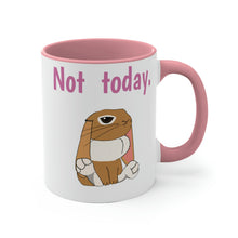 Load image into Gallery viewer, LiLi Rabbit "Not today." 11oz Accent Mug