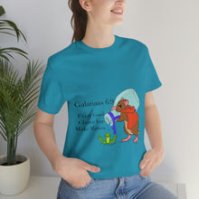 Load image into Gallery viewer, Galations 6:9 Scripture Mouse Adult Unisex Jersey Short Sleeve Tee
