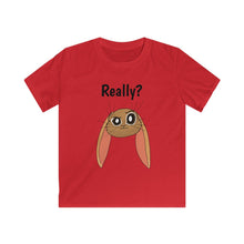 Load image into Gallery viewer, LiLi Rabbit "Really?" Kids Softstyle Tee