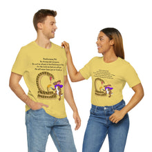 Load image into Gallery viewer, "Be Strong And Courageous:" Adult Unisex Jersey Short Sleeve Tee
