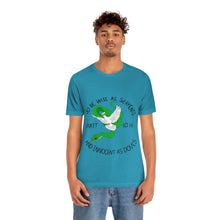 Load image into Gallery viewer, Matthew 10:16 "Wise As Serpents, Innocent As Doves" Adult Unisex Jersey Short Sleeve Tee