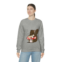 Load image into Gallery viewer, "Scripture Squirrel 2 Peter 3:18" Unisex Heavy Blend™ Crewneck Sweatshirt