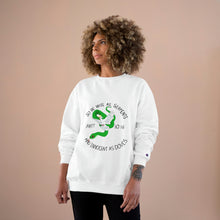 Load image into Gallery viewer, Matthew 10:16 "Wise As Serpents, Innocent As Doves" Unisex Champion Sweatshirt