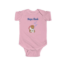 Load image into Gallery viewer, LiLi Rabbit &quot;Naps Rock&quot; Infant Fine Jersey Bodysuit
