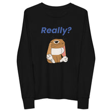 Load image into Gallery viewer, LiLi Rabbit "Really?" Kids long sleeve tee