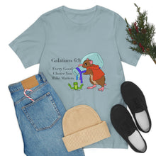 Load image into Gallery viewer, Galations 6:9 Scripture Mouse Adult Unisex Jersey Short Sleeve Tee
